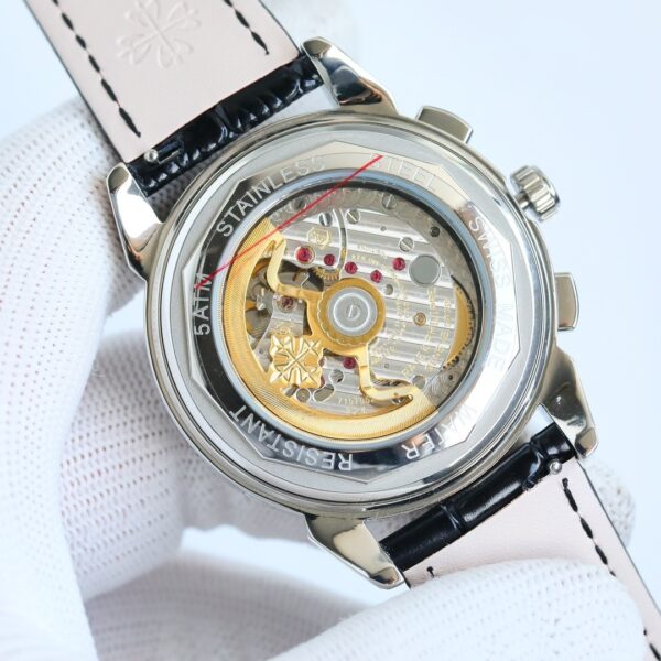 Patek Philippe Super Complex Function Timepiece Series Manual Mechanical Movement Waterproof Date Display Perpetual Calendar Moon Phase Timing Men's Watch Swiss Watch 41mm