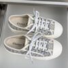Dior Blue Oblique Canvas Platform Low-Top Sneaker