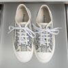 Dior Blue Oblique Canvas Platform Low-Top Sneaker