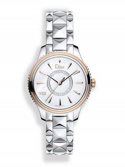 DIOR watch quartz movement stainless steel strap 32mm mother of pearl dial for both men and women, 50 meter waterproof
