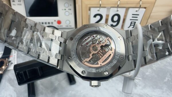 sy_no_2510C33B72C134D6B5C88351EF1C7AD0_2 AUDEMARS PIGUET Audemars Piguet Royal Oak Series Automatic Mechanical Movement Grey Dial Titanium Case