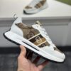 Gucci White GG Monogram Web Stripe Low-Top Sneaker