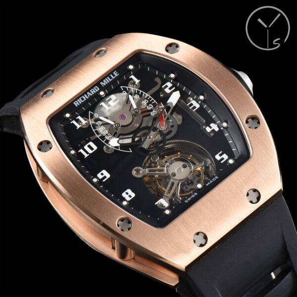 Richard Mille Men's Series Automatic Mechanical Movement Richard Mille Black Dial