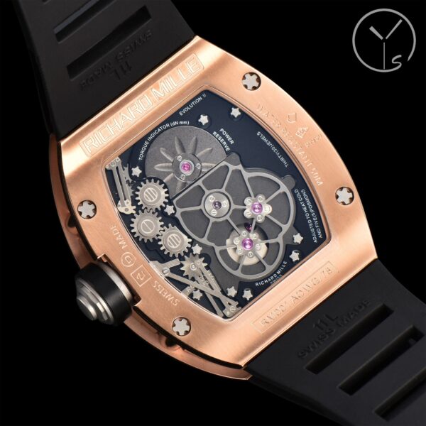 Richard Mille Men's Series Automatic Mechanical Movement Richard Mille Black Dial