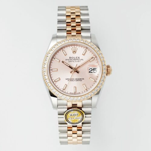 ROLEX Rolex Diamond Ring Women's Diary Series Automatic Mechanical Movement 100m Waterproof Women's Watch Swiss Watch 28mm
