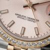 ROLEX Rolex Diamond Ring Women's Diary Series Automatic Mechanical Movement 100m Waterproof Women's Watch Swiss Watch 28mm