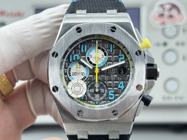 sy_no_26C987C3DEE20A6CC69306AE5FC9F779_3 AUDEMARS PIGUET Audemars Piguet Royal Oak Offshore Series Automatic Mechanical Movement 100 meter Waterproof Timing Men's Watch Swiss Watch Grey Dial Titanium Case