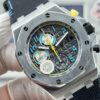 sy_no_26C987C3DEE20A6CC69306AE5FC9F779_4 AUDEMARS PIGUET Audemars Piguet Royal Oak Offshore Series Automatic Mechanical Movement 100 meter Waterproof Timing Men's Watch Swiss Watch Grey Dial Titanium Case