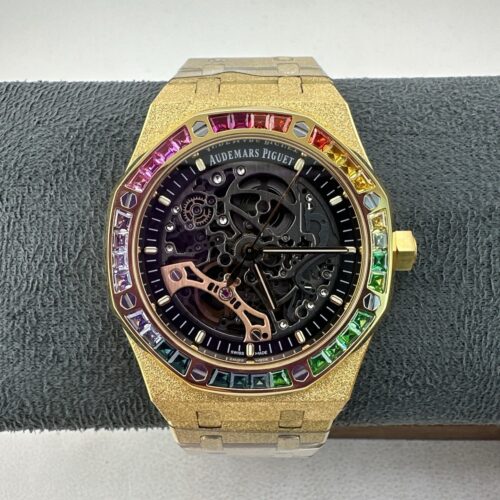 sy_no_2722592FBA6A1A52813517091DB9162B_0 AUDEMARS PIGUET Royal Oak ROYAL OAK series automatic mechanical movement hollow dial 18k gold case