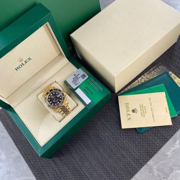 sy_no_274BC39E04F7E9ECAC376E1D00093B0E_1 ROLEX Rolex Greenwich II automatic mechanical movement date display black dial