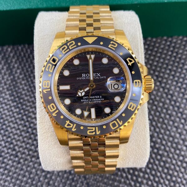 sy_no_274BC39E04F7E9ECAC376E1D00093B0E_5 ROLEX Rolex Greenwich II automatic mechanical movement date display black dial
