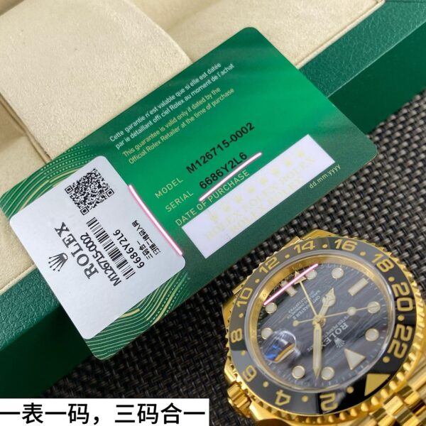 sy_no_274BC39E04F7E9ECAC376E1D00093B0E_8 ROLEX Rolex Greenwich II automatic mechanical movement date display black dial