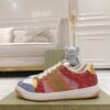 sy_no_27A03262C027658E1193E2784E402C6F_2 Gucci MAC8 Glitter & Crystal Low-Top Sneaker with Web Stripe