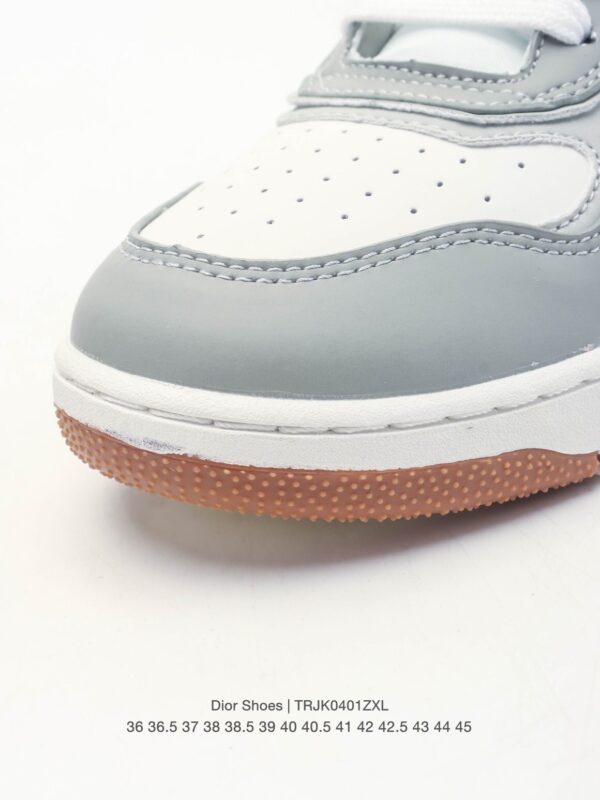 sy_no_27B375169DC5B1897F6A3FAA4176BB92_6 Dior Grey White Leather Oblique Low Sneaker