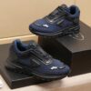sy_no_27F4AE774F65BB26A23AE6FCA0A14517_3 Prada Navy Mesh Black Trim Triangle Trainer