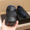 sy_no_27F4AE774F65BB26A23AE6FCA0A14517_6 Prada Navy Mesh Black Trim Triangle Trainer