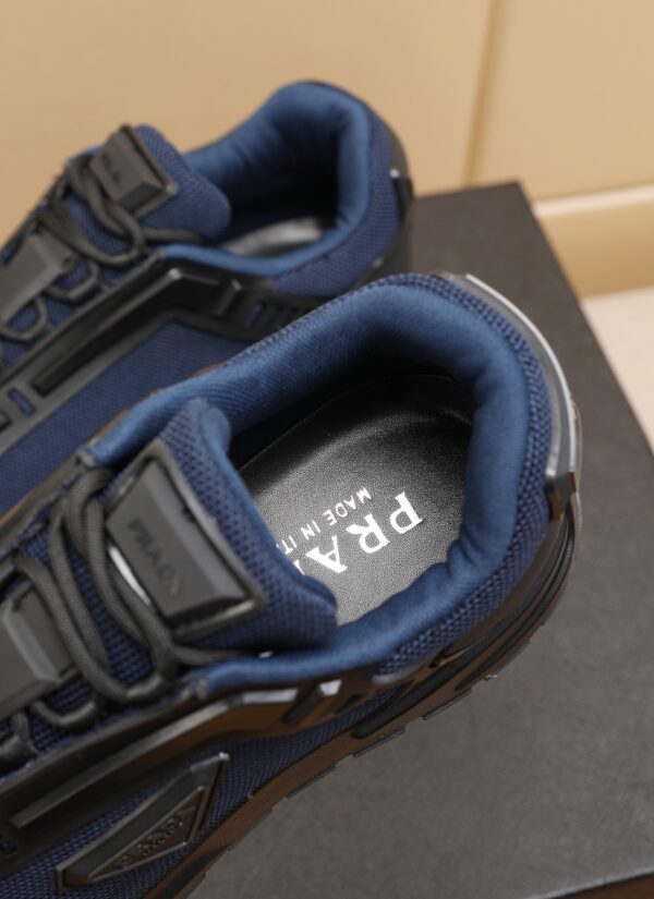 sy_no_27F4AE774F65BB26A23AE6FCA0A14517_7 Prada Navy Mesh Black Trim Triangle Trainer