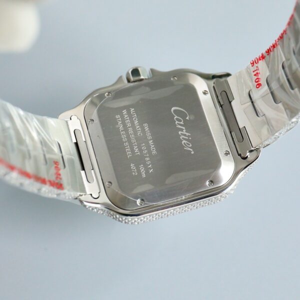 Cartier Shandushi series automatic mechanical movement Roman scale men's watch Swiss watch blue dial stainless steel strap
