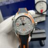 Omega Seamaster Series Marine Universe Automatic Mechanical Movement Waterproof Men's Automatic Mechanical Watch Grey Dial Titanium Case Rubber Strap