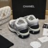 sy_no_283F2729816C84672BE870E00BF54413_8 Chanel White and Silver Metallic Mesh Low-Top Chunky Sneaker with CC Logo
