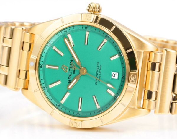 sy_no_2867E6E8E33BE8A814923F239416A008_1 BREITLING Breitling Mechanical Timing Series Automatic Mechanical Movement Victoria Beckham Co branded Women's Watch Swiss Watch Green Dial
