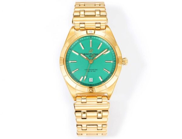 sy_no_2867E6E8E33BE8A814923F239416A008_3 BREITLING Breitling Mechanical Timing Series Automatic Mechanical Movement Victoria Beckham Co branded Women's Watch Swiss Watch Green Dial