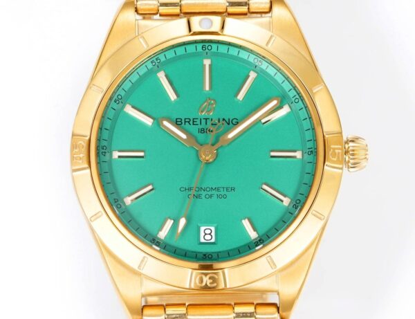 sy_no_2867E6E8E33BE8A814923F239416A008_4 BREITLING Breitling Mechanical Timing Series Automatic Mechanical Movement Victoria Beckham Co branded Women's Watch Swiss Watch Green Dial
