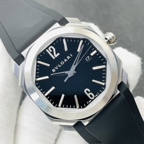BVLGARI automatic mechanical movement crocodile leather strap 41 * 41 * 11mm