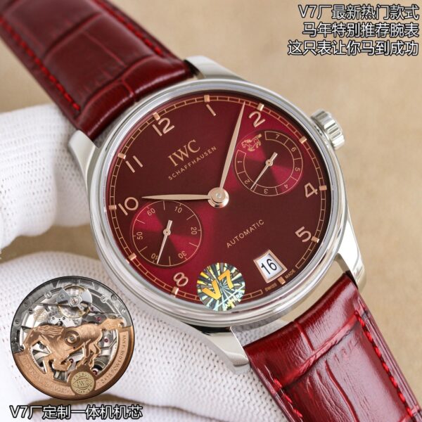 IWC Portugal series automatic mechanical movement 50 meter waterproof fashionable men's watch Swiss watch