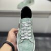 sy_no_296018801B8FCDD472B5D2EC89A7E411_4 Philipp Plein Mint Green Crystal Hexagon-Logo Low-Top Sneaker
