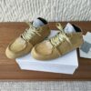 sy_no_2A10382778DEDC6C21330CEC4216E503_2 Dior Gold Shimmer Suede Mid-Top Sneaker