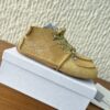 sy_no_2A10382778DEDC6C21330CEC4216E503_3 Dior Gold Shimmer Suede Mid-Top Sneaker
