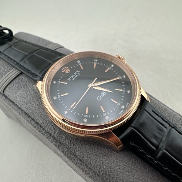 sy_no_2A3FC088FEEACD7D41B1B3392F455200_5 ROLEX Rolex Cellini series automatic mechanical movement 50 meter waterproof men's watch Swiss watch 39mm black dial