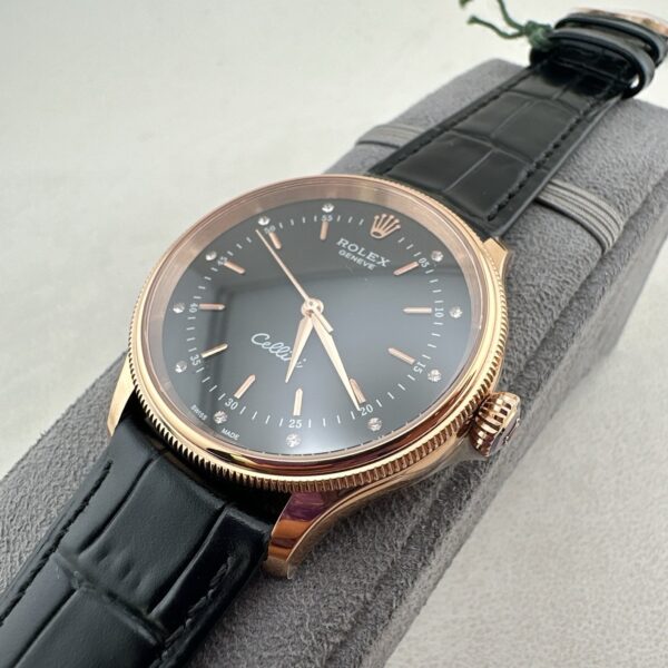 sy_no_2A3FC088FEEACD7D41B1B3392F455200_6 ROLEX Rolex Cellini series automatic mechanical movement 50 meter waterproof men's watch Swiss watch 39mm black dial