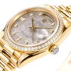 sy_no_2AC31B0F89AD43F7CEFE2578A6E84CF9_1 ROLEX Rolex with diamond studded K-gold calendar type automatic mechanical movement date display gold dial