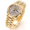 sy_no_2AC31B0F89AD43F7CEFE2578A6E84CF9_2 ROLEX Rolex with diamond studded K-gold calendar type automatic mechanical movement date display gold dial