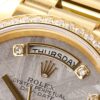 sy_no_2AC31B0F89AD43F7CEFE2578A6E84CF9_4 ROLEX Rolex with diamond studded K-gold calendar type automatic mechanical movement date display gold dial