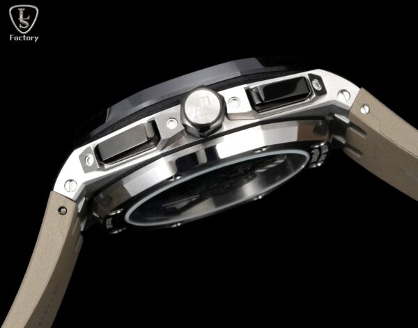 AUDEMARS PIGUET Audemars Piguet Royal Oak Offshore Series Automatic Mechanical Movement 100m Waterproof Unisex Swiss Watch Grey Dial Stainless Steel Case Rubber Strap