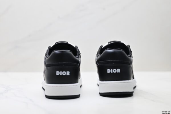 sy_no_2B284323A7BF5F99FDB176D717FF75B4_5 Dior Black Oblique Leather Low Sneaker