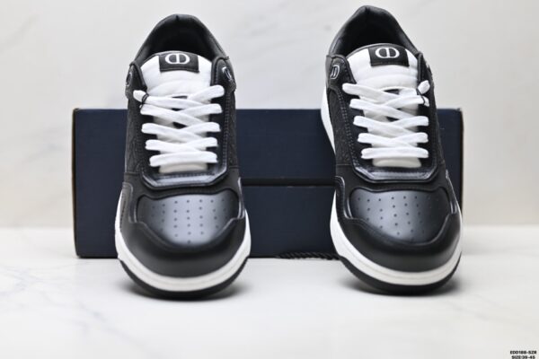 sy_no_2B284323A7BF5F99FDB176D717FF75B4_6 Dior Black Oblique Leather Low Sneaker