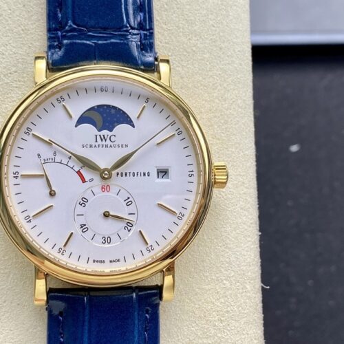 sy_no_2EE986294E285F167BEC6C203E1371D5_0 IWC Botao Fino series manual mechanical movement, waterproof date display, power reserve display, men's watch, Swiss watch 45mm