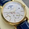 IWC Botao Fino series manual mechanical movement, waterproof date display, power reserve display, men's watch, Swiss watch 45mm