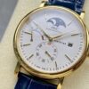 IWC Botao Fino series manual mechanical movement, waterproof date display, power reserve display, men's watch, Swiss watch 45mm