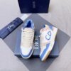 sy_no_2F1980FD294088259B57D2F402FC813C_1 Dior White-Pink-Blue Spliced B57 Mid-Top Sneaker