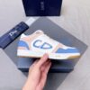 sy_no_2F1980FD294088259B57D2F402FC813C_4 Dior White-Pink-Blue Spliced B57 Mid-Top Sneaker
