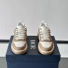 sy_no_30E820DF88AFFBF246900F28C1597410_1 Dior Khaki-White Leather CD Logo Low-Top Sneaker