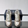 sy_no_30E820DF88AFFBF246900F28C1597410_5 Dior Khaki-White Leather CD Logo Low-Top Sneaker