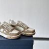 sy_no_30E820DF88AFFBF246900F28C1597410_6 Dior Khaki-White Leather CD Logo Low-Top Sneaker