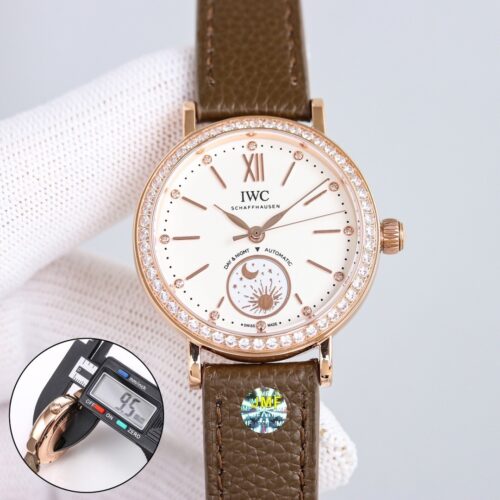 sy_no_3158DC9562528431F6190A4AD5101F20_0 - 副本 IWC Botao Fino series automatic mechanical movement 50 meter waterproof unisex Swiss watch 34mm silver dial