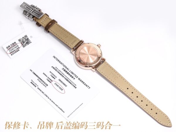 sy_no_3158DC9562528431F6190A4AD5101F20_6 - 副本 IWC Botao Fino series automatic mechanical movement 50 meter waterproof unisex Swiss watch 34mm silver dial